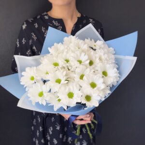 Букет хризантем «Счастье» Доставка цветов в Новосибирске