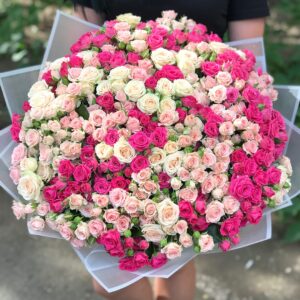 101 КУСТОВАЯ РОЗА Доставка цветов в Новосибирске