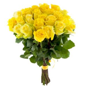 Роза желтая 50 см 1 шт Доставка цветов в Новосибирске